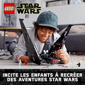 LEGO 75256 Star Wars La Navette de Kylo Ren, Set de Construction Shuttle avec 2 tireurs à Ressort, Collection de LAscension 