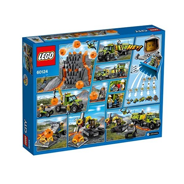 LEGO - 60124 - La Base dExploration du Volcan