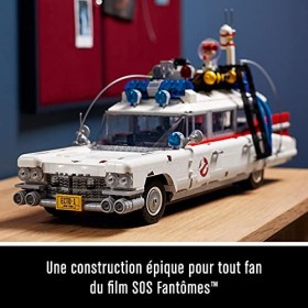 LEGO 10274SIOC Creator Expert ECTO-1 SOS Fantômes, Jeu de Voiture à Construire pour Adultes, modèle de Collection à Exposer, 