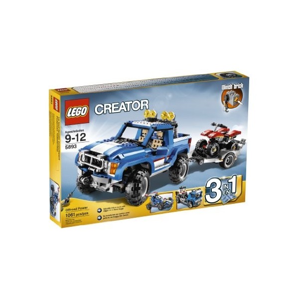 Lego – 5893 – Lego Creator – Le Tout-Terrain et son Quad – 1061 Pieces