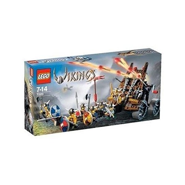 Lego- 7020 - Construction - Une Armée de Vikings tirant Un Chariot dartillerie Lourde V29