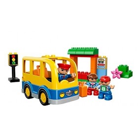 Lego Duplo Legoville-thème Ville - 10528 - Jeu De Construction - Le Bus Scolaire