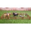 Toyland® - Ensemble de Jeu avec clôture pour Chevaux et sauts - Jouets équestres