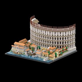 Modulaire Architecture Blocs De Construction 3959pièces MOC-123064 Colosseum Nano Micro Blocs De Construction Mini Ensemble D