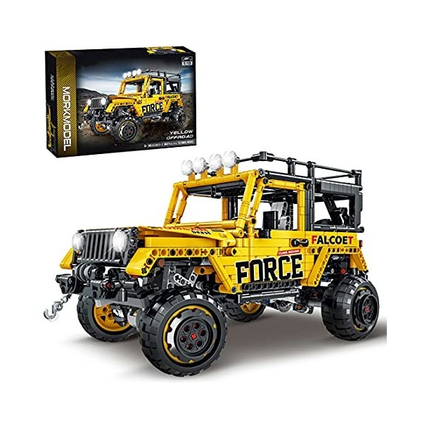 YANYUESHOP Technic Car Building Blocks, 2860pcs MOC Off-Road Vehicle Building Kit, Technic Off-Road Vehicle Building Set Comp