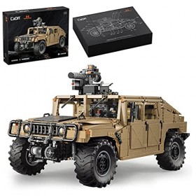 HYZH Technic Off-Road Buggy Kit pour Humvee, 3935 Pièces 1/8 Technic SUV Tout-Terrain Jeu de Construction, Compatibles avec L