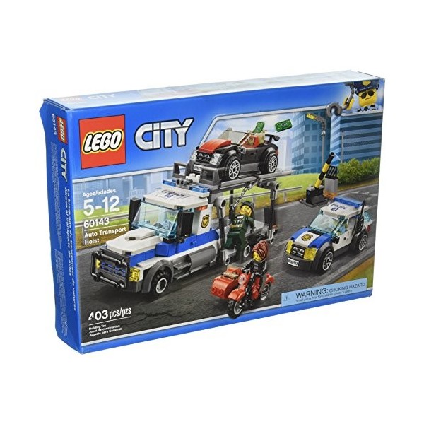 LEGO City Le braquage du transporteur de voitures 60143