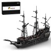 KeepDo Modèle de bateau pirate - Briques de construction - Grand bateau de guerre - Jouet de construction - 2808 blocs de ser