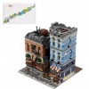 MSEI Modular Buildings Compatible avec Lego 2915 pièces + MOC-73392 Architecture Modèle de détecteur Bureau