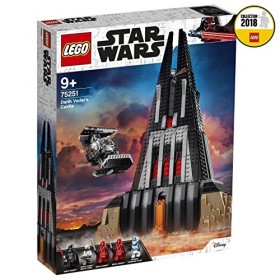 LEGO 75251 Star&nbsp;Wars Le&nbsp;château&nbsp;de&nbsp;Dark&nbsp;Vador, Ensemble de construction avec modèle TIE Advanced Fighter et 2 figurines Dark 