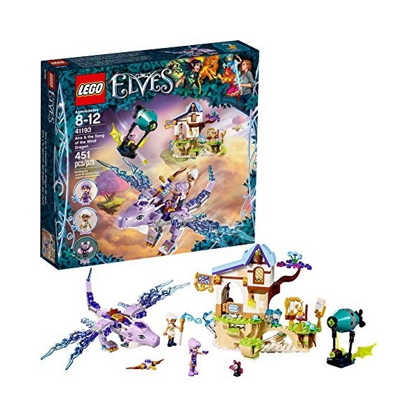 LEGO Elves Aira & The Song of The Wind Dragon 41193 Building Kit 451 Pieces 