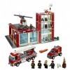 LEGO City - 60004 - Jeu de Construction - La Caserne des Pompiers