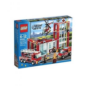LEGO City - 60004 - Jeu de Construction - La Caserne des Pompiers