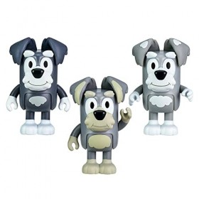 Bluey Lot de 2 Figurines School Friends de 6,3 cm avec Accessoires – Les Terriers, 17344