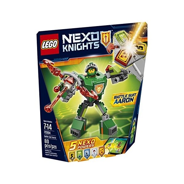 LEGO Nexo Knights Battle Suit Aaron 70364 Building Kit 80 Piece 