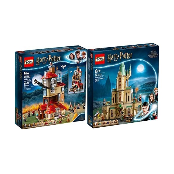 Lego Harry Potter 76402 Lot de 2 : bureau de Dumbledores & 75980 Attaque sur le renard