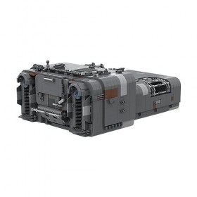 JANTY Science-fiction Space WarInterstellar War Cargo Jeu de blocs de construction de vaisseau spatial à haute simulation de 