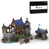 KeepDo Modular Haus Baustein, MOC-118869 Architecture Bausteine Haus Bausatz Schloss Modular Building, Bauset Architektur Mod