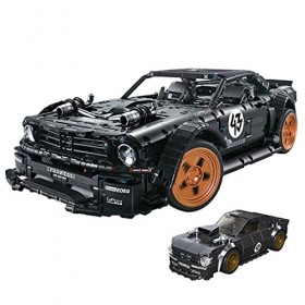 DAXX Technic Voiture de Sport Jeu de Construction, Modèle à Collectionner Ford Mustang avec Télécommande 2,4 GHz, 3145 Pièces