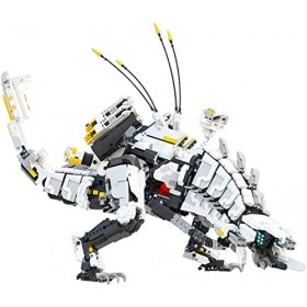 Horizon Zero Dawn Fighter Monster Jeu de blocs de construction Modèle de kit de construction de la mâchoire du tonnerre Modèl