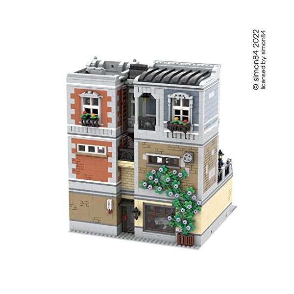 EnWind Modèle de série de peinture de rue DIY modulaire, compatible avec larchitecture Lego, cadeaux pour enfants et adultes