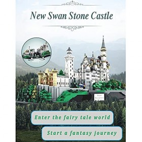 Blocs de Construction de Modèle Architecture, Nouveau Jeu de Construction Modulaire Européen de Nouveau Château de Pierre de 