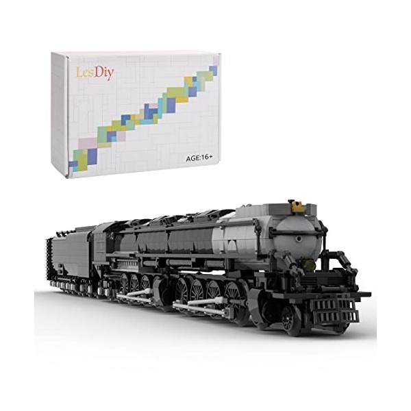 KETOY Technique Locomotive à vapeur Train Briques de construction pour Union Pacific Class 4000 Big Boy, 2260 pièces, Train, 