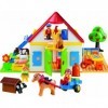 Playmobil - 6750 - Jeu de construction - Coffret Grande ferme 1.2.3