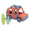 Le 4x4 de la famille Heeler .Voiture pour 4 figurines avec figurine Bandit incluse