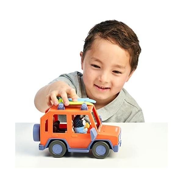 Le 4x4 de la famille Heeler .Voiture pour 4 figurines avec figurine Bandit incluse