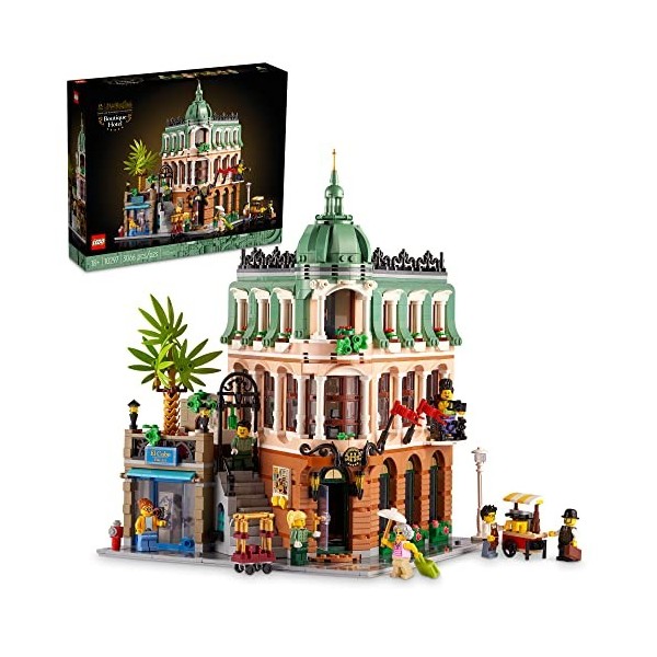 LEGO Boutique Hotel 10297 Building Kit. Make a Detailed Displayable Model Hotel Packed with Surprises 3,066 Pieces 