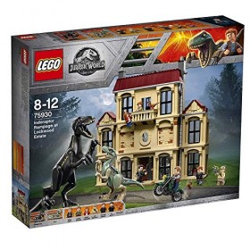 LEGO Jurassic World - La Fureur de Indoraptor à Lockwood Estate - 75930 - Jeu de Construction, Multicolore