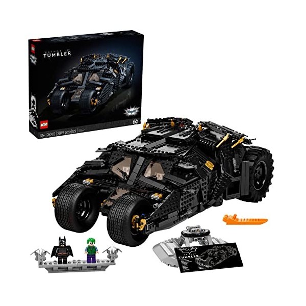 LEGO 76240 DC Batman La Batmobile Tumbler, Set pour Adultes À Exposer Et À Collection & 76191 Marvel Le Gant de l’Infini: Mod