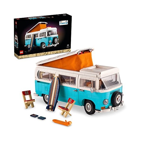LEGO Volkswagen T2 Camper Van 10279 Building Kit. Build a Displayable Model Version of The Classic Camper Van 2,207 Pieces 
