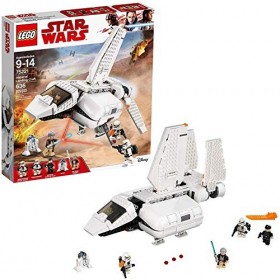 LEGO Star Wars Imperial Landing Craft 75221 Building Kit, Obi-Wan Kenobi, Imperial Shuttle Pilot, Sandtrooper 636