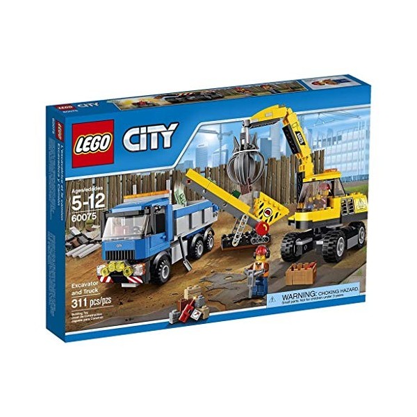 LEGO® City - 60075 - Jeu De Construction - Lexcavatrice Et Le Camion