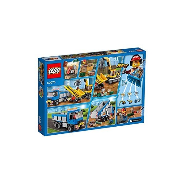 LEGO® City - 60075 - Jeu De Construction - Lexcavatrice Et Le Camion