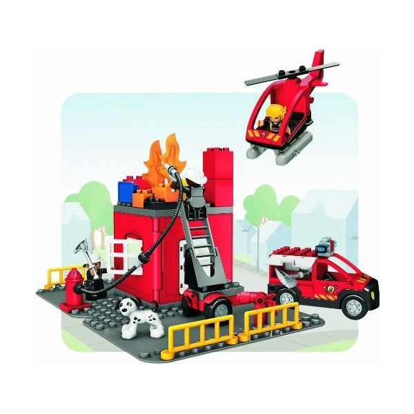 LEGO - 5601 - Duplo - Jeux de Construction - La caserne des Pompiers