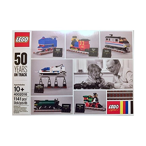 Lego 9V + RC train chemin de fer voie ferrée 4002016 50 Years on Track NOUVEAU