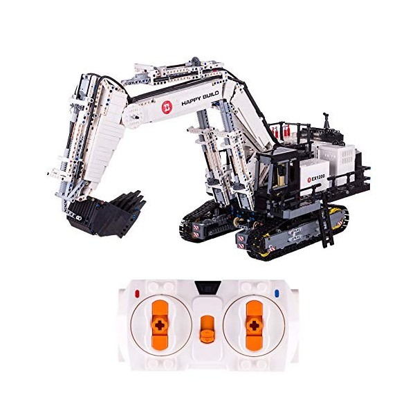 toyshop Technic Pelleteuse Telecommande, Technic Excavatrice Jeu de Construction, 2.4G APP Technique Pelleteuse Electrique Co