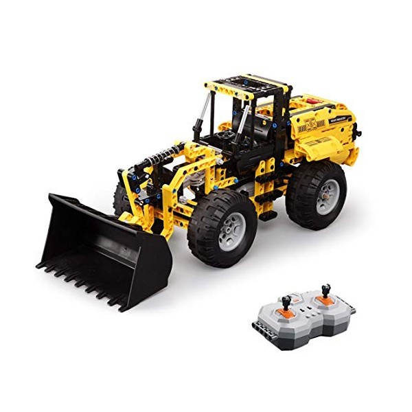 YANYUESHOP Technic Bulldozer Kit de Construction – 1988 véhicules de Construction Bulldozer télécommandés avec Moteur et cont