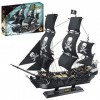 YANYUESHOP Technic Kit de Construction de Bateau Pirate, 3423 pièces Grand kit de Pirate Noir, Compatible avec Lego Technic