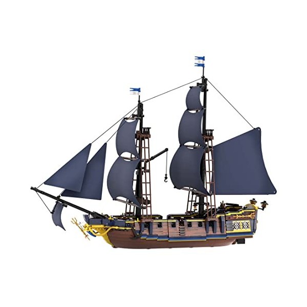 AKAYI Triton - Modèle de navire de guerre - 2502 pièces MOC - Cuirassé médiéval - Jeu de jouets pour enfants et adultes - Com