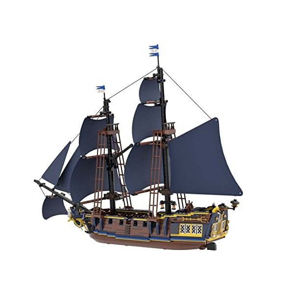 AKAYI Triton - Modèle de navire de guerre - 2502 pièces MOC - Cuirassé médiéval - Jeu de jouets pour enfants et adultes - Com