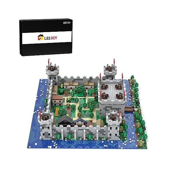 EnWind Série médiévale DIY - Blocs de construction modulaire - Compatible avec larchitecture Lego - Cadeaux pour adultes et 