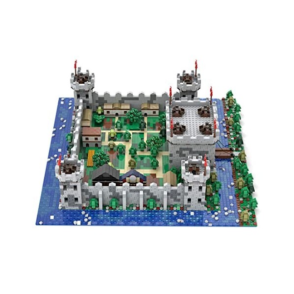 EnWind Série médiévale DIY - Blocs de construction modulaire - Compatible avec larchitecture Lego - Cadeaux pour adultes et 