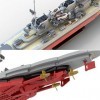 JANTY Ensemble de blocs de construction de navire de guerre militaire, 2422 pièces WW2 Army Maritime Battleship Cruiser Modul