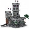 Kit de Modèle Architectural, Grande Forteresse de La Montagne du Roi Abrite 3626 Blocs de Construction Modulaire MOC, Blocs d