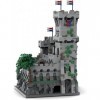 Kit de Modèle Architectural, Grande Forteresse de La Montagne du Roi Abrite 3626 Blocs de Construction Modulaire MOC, Blocs d