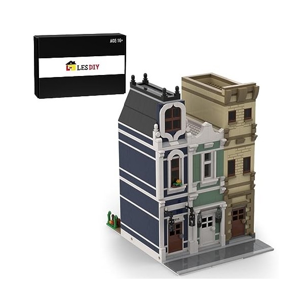 ENDOT Briques darchitecture de la ville, MOC-49479 Ancien manoir modèle, compatible avec Lego, 3723 pièces